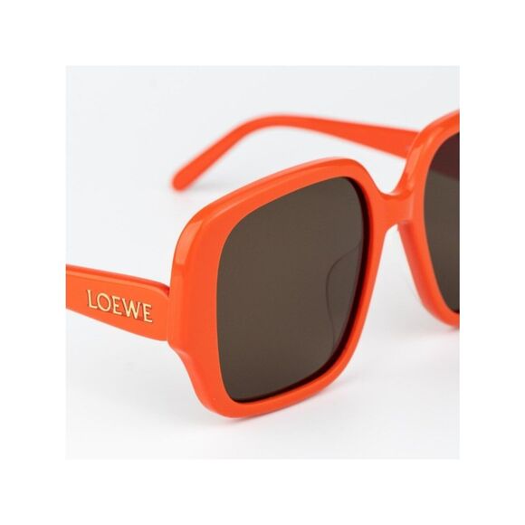 Loewe Women Sunglasses Orange Brown Square LW40134U 42E NEW AUTHENTIC main image 11